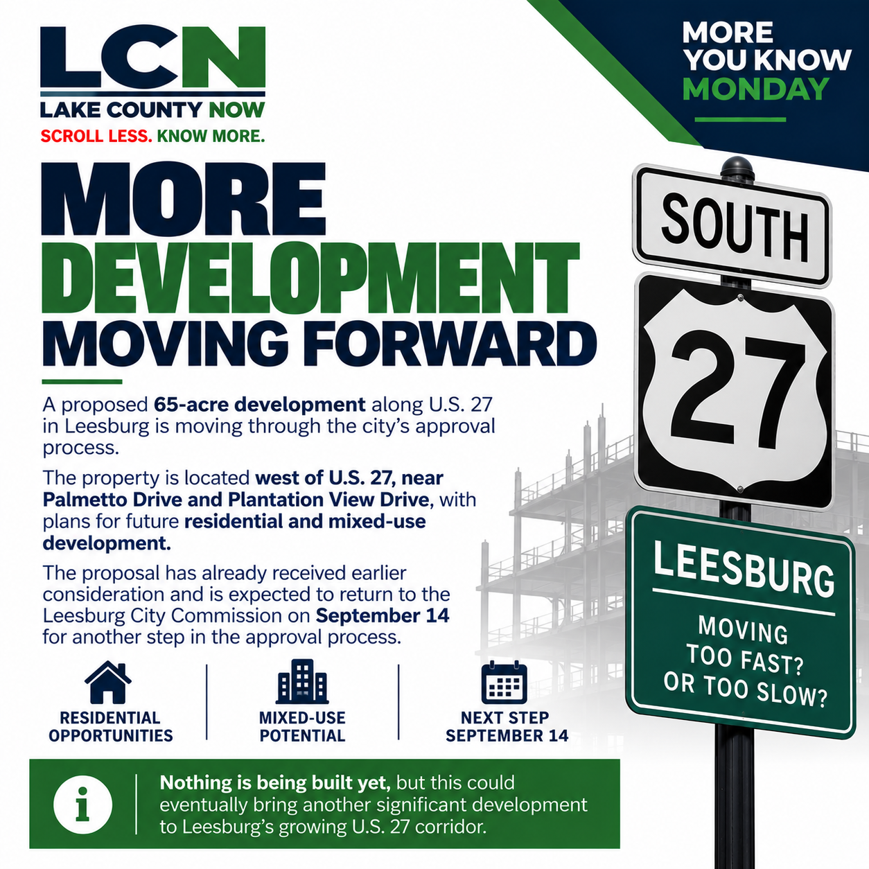 More Development is Moving Forward...